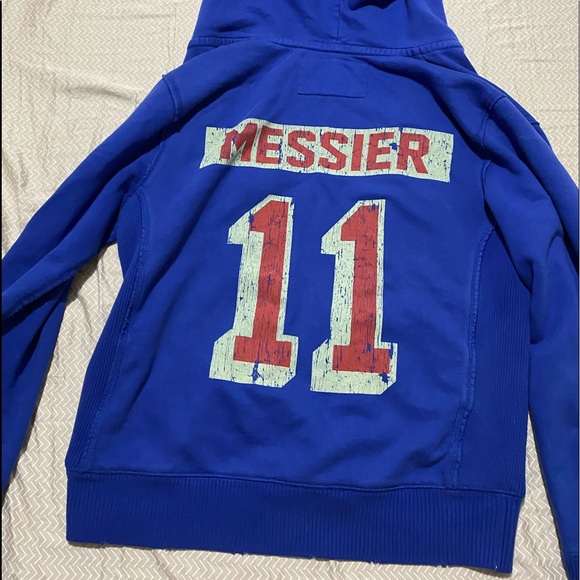 Mitchell and Ness New York Rangers Hoodie Small - Picture 2 of 4